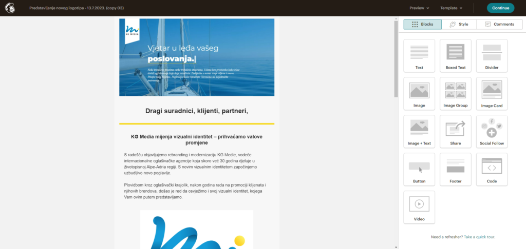 Mailchimp alat za email marketing