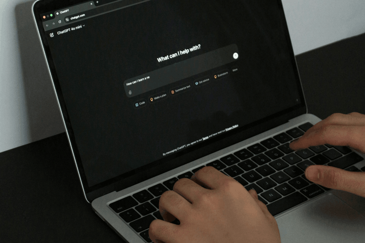 Korištenje ChatGPT-a na laptopu